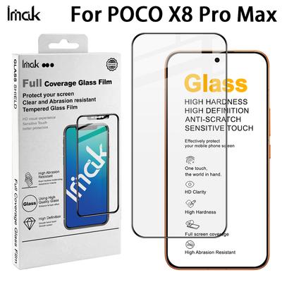 Für POCO X8 Pro Max 5G Glas IMAK Vollabdeckung Gehärtetes Glasfolie Pro+ Serie 169mm