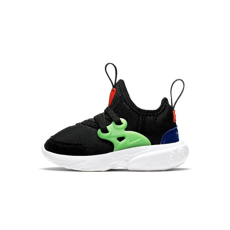 

Nike React Presto Slip Resistant Cushioning Low top Toddler Shoes Black Green Infant And Toddler BQ4004-006 22
