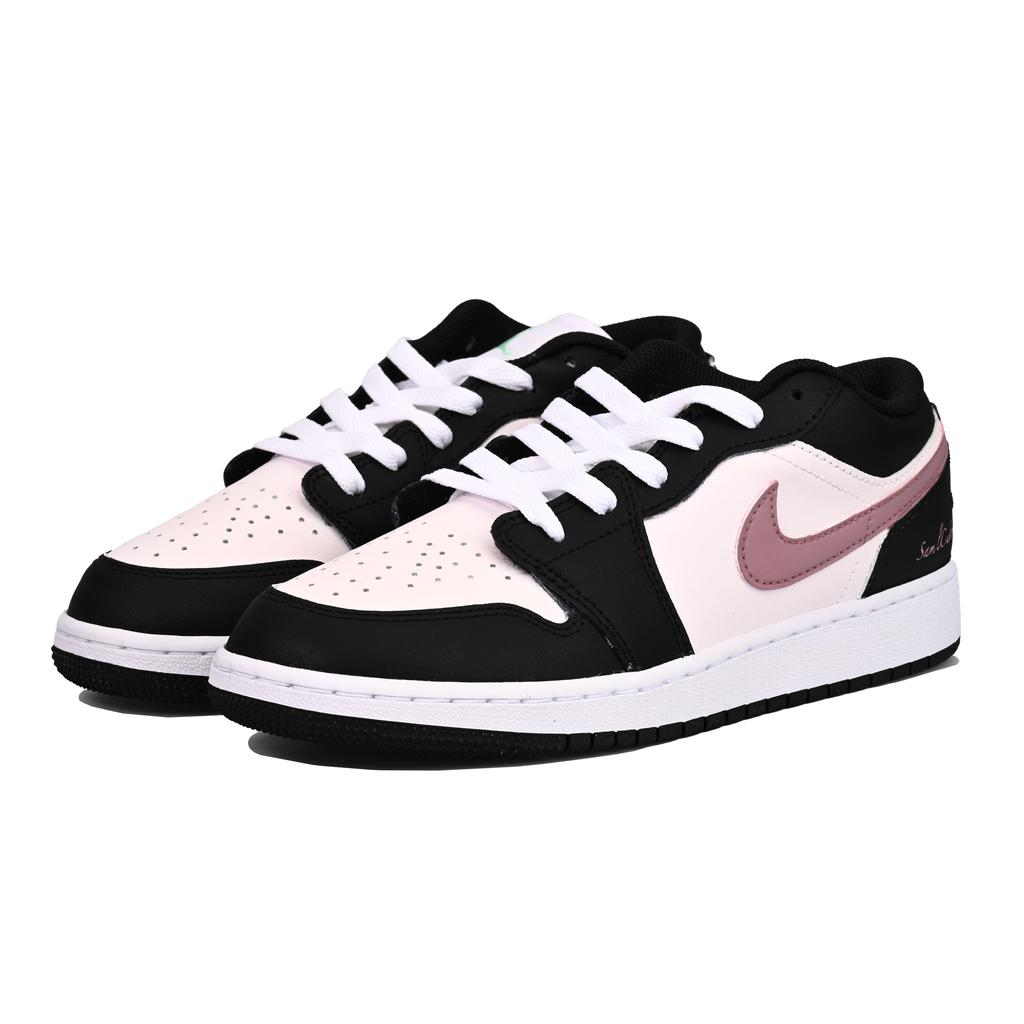Jordan Air Jordan 1 Cherry Blossom Girlish SAML Low Top Vintage Basketball Shoes Men's Pink Ink 553558-131(Team6-)
