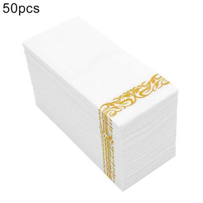 50Pcs Disposable Tissue Napkin Home Restaurant Dish Bowl Paper Towel Table Decor