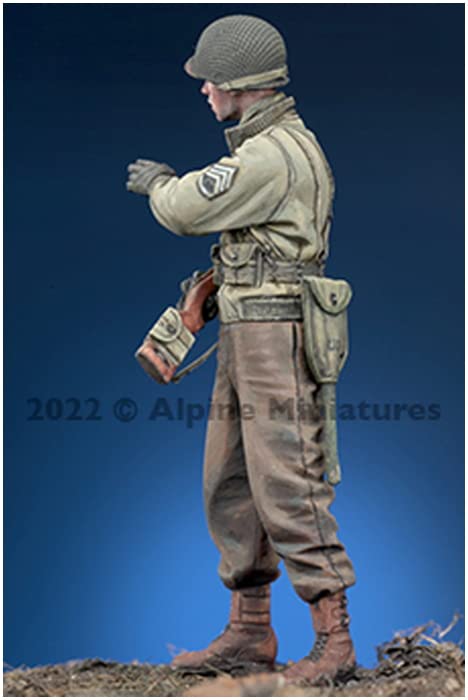 Alpine Miniatures WWII US Army Infantry Winter Clothes NCO and Resin AM35305 1/35 Set, Infantryman, 2-Piece Kit,