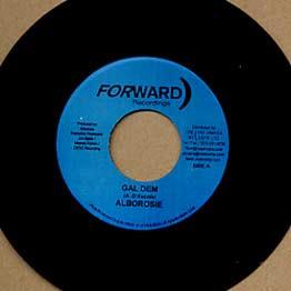 7inch Record ALBOROSIE - Gal Dem NONE Forward Recordi 2006 Jamaica Reggae, Ska & Dub Used
