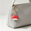 1/6Pcs 3D Printed Sushi Clicker Keychain, Stress Relief Push Button Fidget Toy, Finger Clicker Keyring Pendant Backpack Handbag Charm