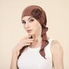 Solid Color Flower Airplane Cap with Long Tail – Middle East Headscarf Wrap