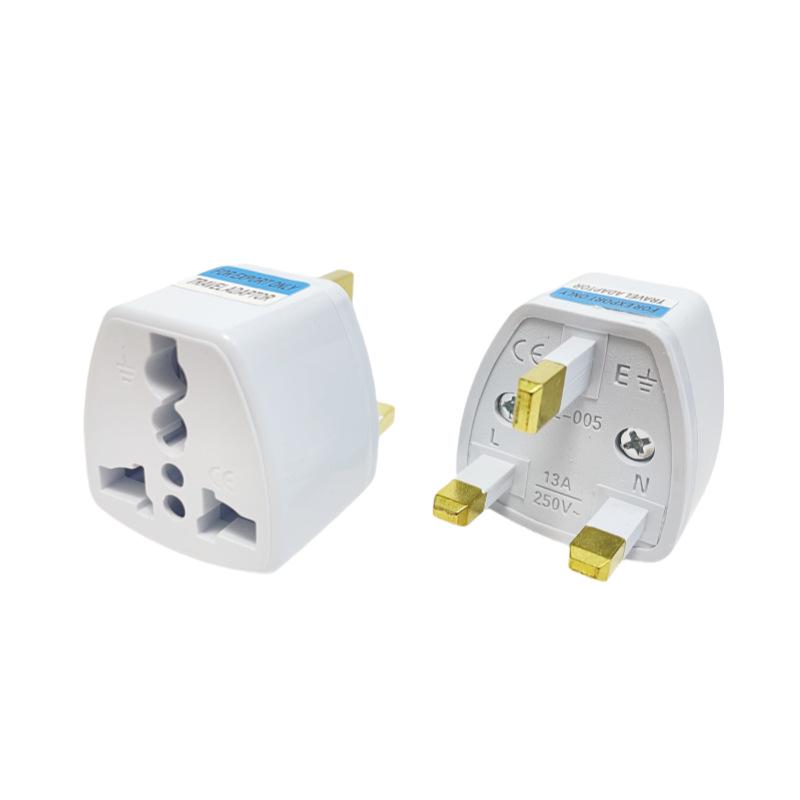 Universal Adapter: EU/US/Malaysia to UK Plug Converter