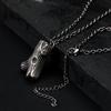 Vintage Hip Hop Titanium Steel Tree Branch Necklace - Men's Couples Stainless Steel Pendant