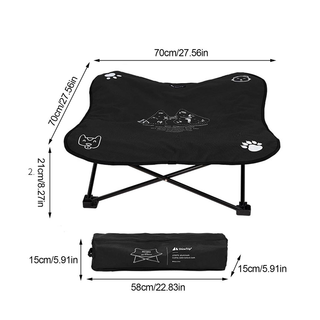 Pet Dog Bed Portable Safe Folding Dog Sleeping Nest For Cats Pet Lounge Chair Pet Kennel Sofas Cot Raised Dog Bed