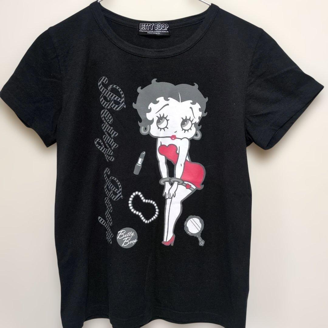 Betty Boop Short Sleeve T-Shirt Black Lsize XXL