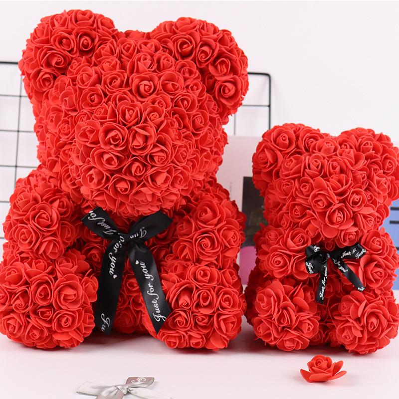 Goddess Day 70cm Preserved Rose Bear - Perfect for Girlfriend, Wife, Qixi Festival, or Valentine's Day