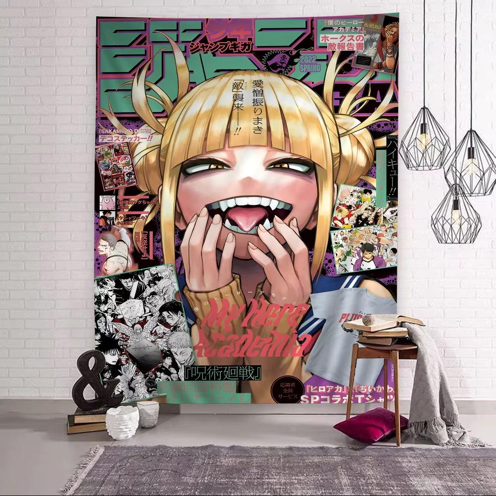 Classic Anime My Hero Academia Kaminari Denki Hanging Bohemian Tapestry Living Room Home Dorm Decor Japanese Room Tapestry