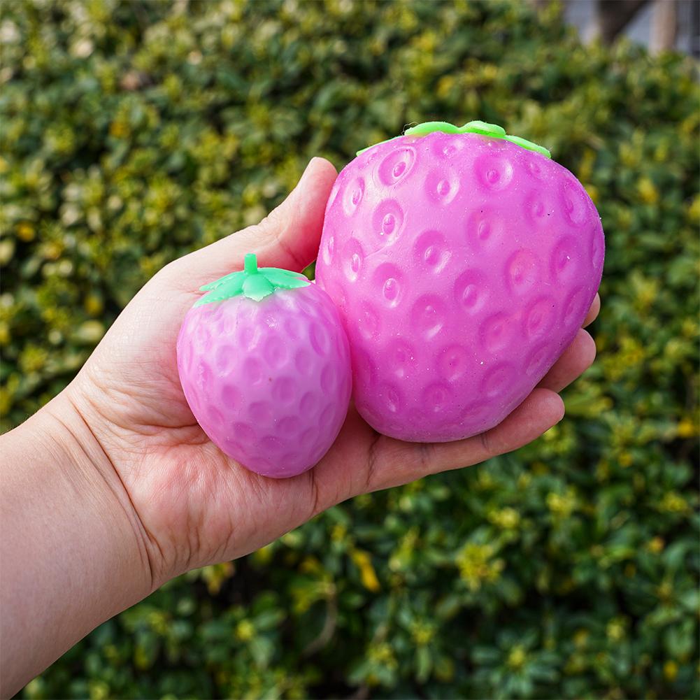 Super Jumbo Strawberry Squishy Slow Rising Antistress For Adults Anti-Anxiety Fidget Toy Kid Grownups Squeeze With Non-Toxic Toy