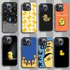 Yellow Duck Phone Case for iPhone 17 11 12 Pro Max Plus Mini Air SE 16e 14 15 16 13 Soft Shell