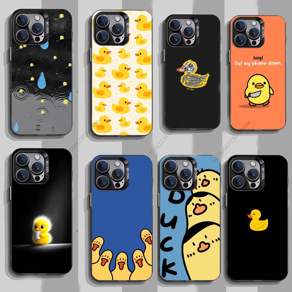 Yellow Duck Phone Case for iPhone 17 11 12 Pro Max Plus Mini Air SE 16e 14 15 16 13 Soft Shell