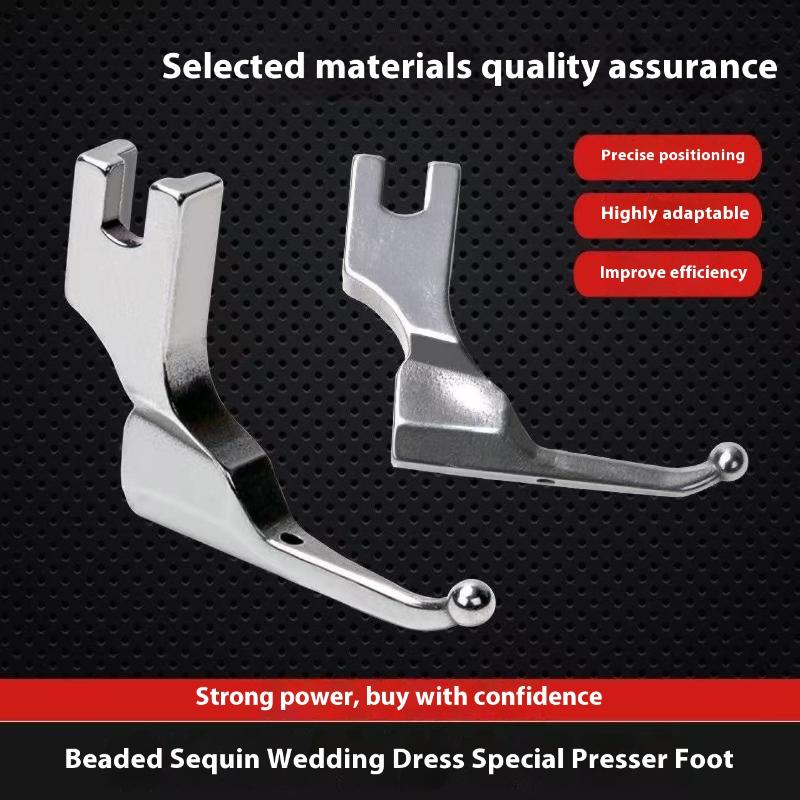 1Pc Wedding Dress Fabric Bead-Free Fixed Presser Foot Sy-236 Wedding Dress Ball Fabric Special Presser Foot