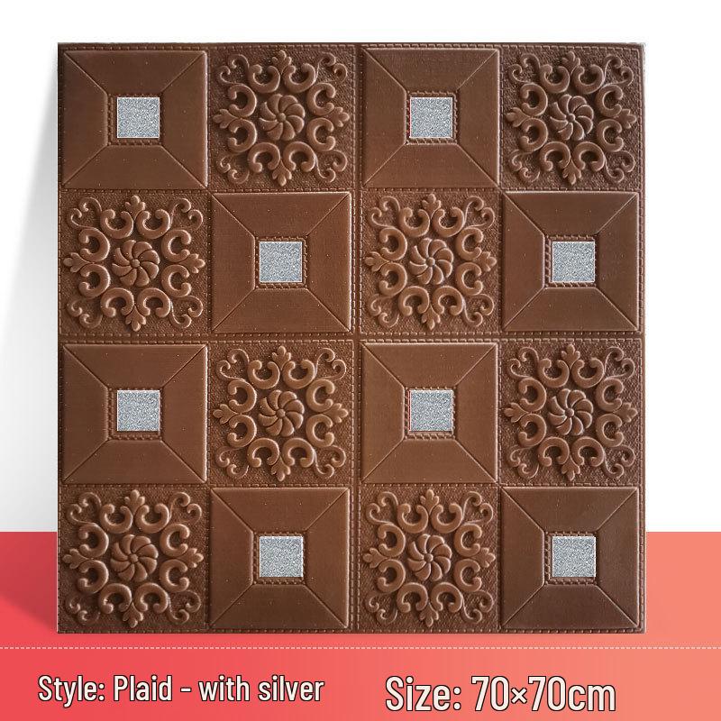 3D Waterproof Self-Adhesive Bedroom Wallpaper for Home Decoration