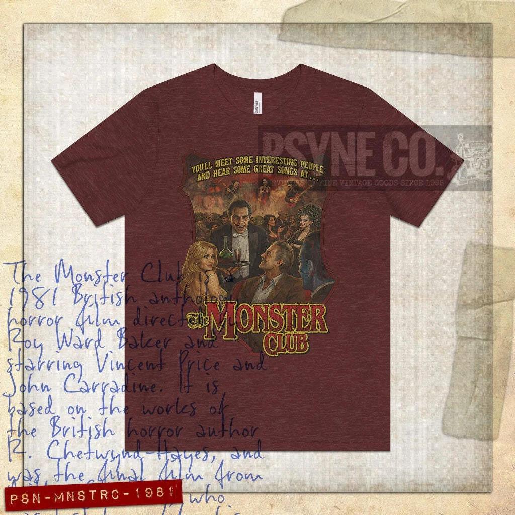 

The Monster Club 1981 Vintage Men s T shirt S