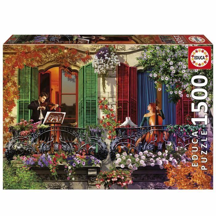 Puzzle - EDUCA - Sérénade - 1500 pièces - 85 x 60 cm - Pour adultes - Thème tableaux