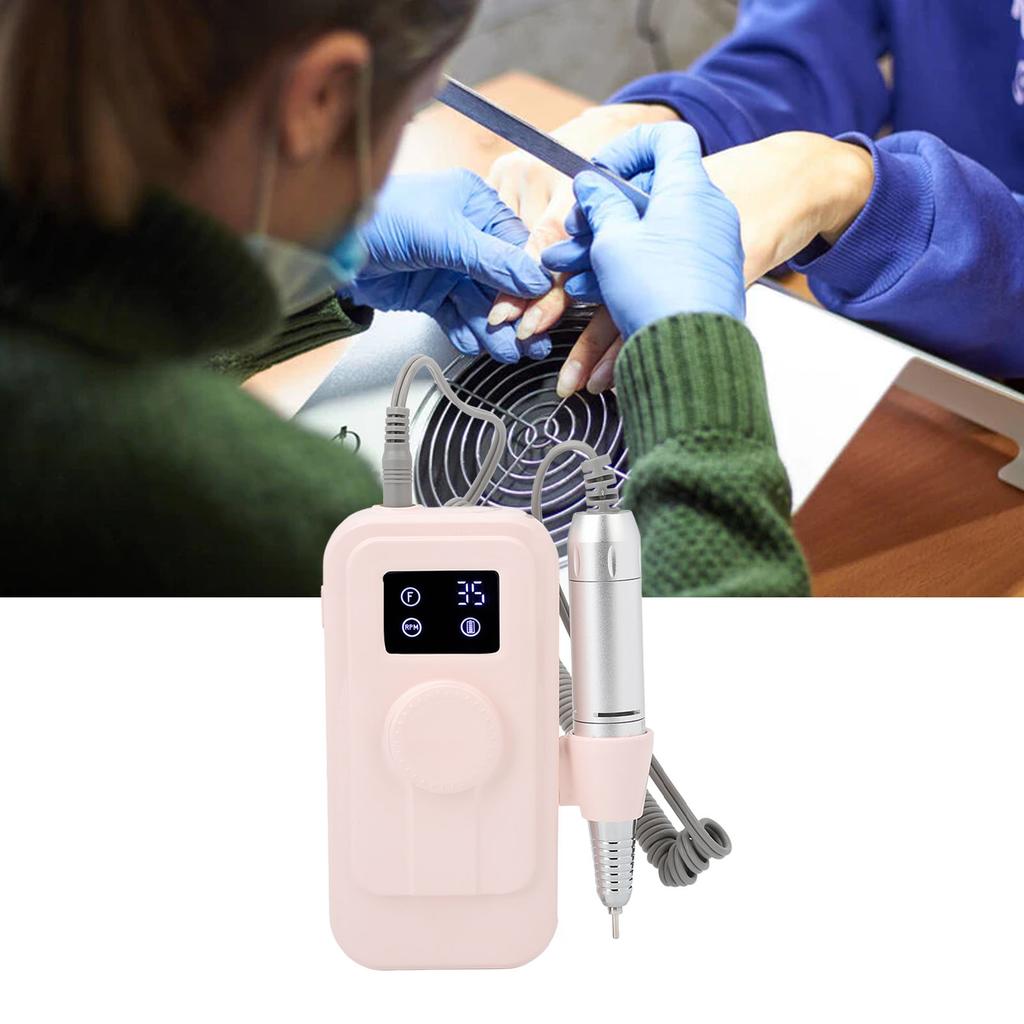 Electric Nail Drill NaMachine Portable Rechargble High Power Nail Art File Drill Kit