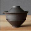 200ml Japoński Ceramiczny Czajnik Czajnik Herbata Gaiwan Filiżanka Herbaty do Puer 1 Miska 2 Filiżanki Zestaw Herbaty Retro Surowe Naczynia Ceramiczne