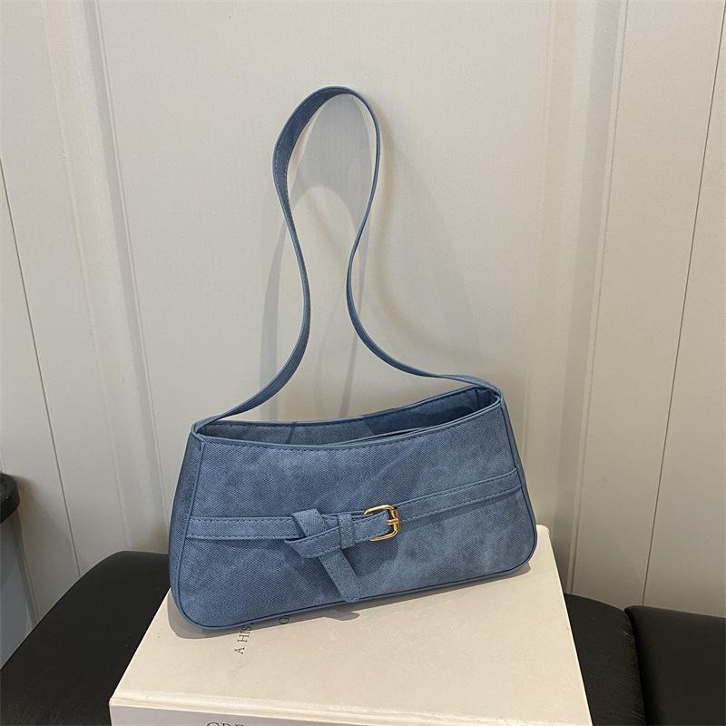 Simple Texture Underarm Bag, Fashionable Crossbody Bag, Niche Design Casual Bag