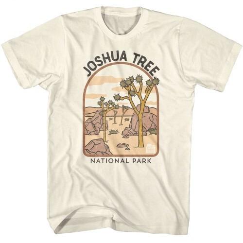 Joshua Tree Graphic Tee; National Park Art; Nature Illustration Unisex T-Shirt XL