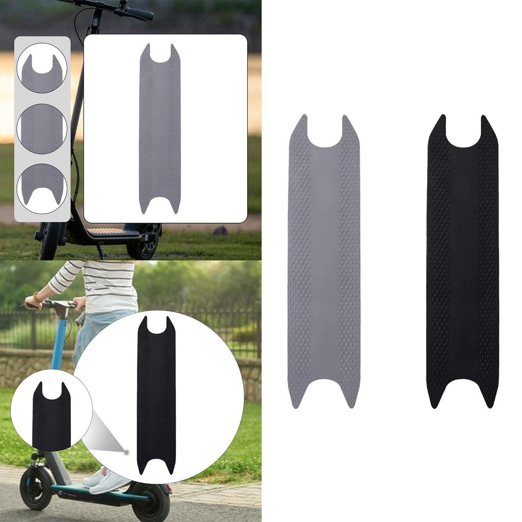 Compact Replacement Pedal Mat for Electric Scooter Silicone Foot Pad Anti Slip Easy To Clean Riding Accessory