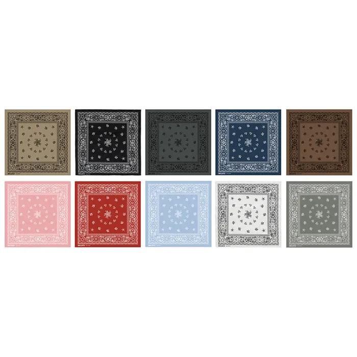 [Getragen von BTS V, Stray Kids Han und Noje] NOTE PAISLEY BANDANA / SCHWARZ