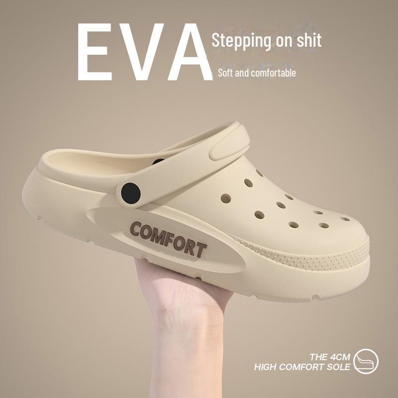 Men's and Women's Summer Sandals & Slippers: Height-Enhancing, Outdoor, Deodorizing EVA Footwear