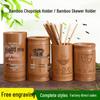 Bamboo Chopstick and Skewer Holder for Restaurants and Hotels