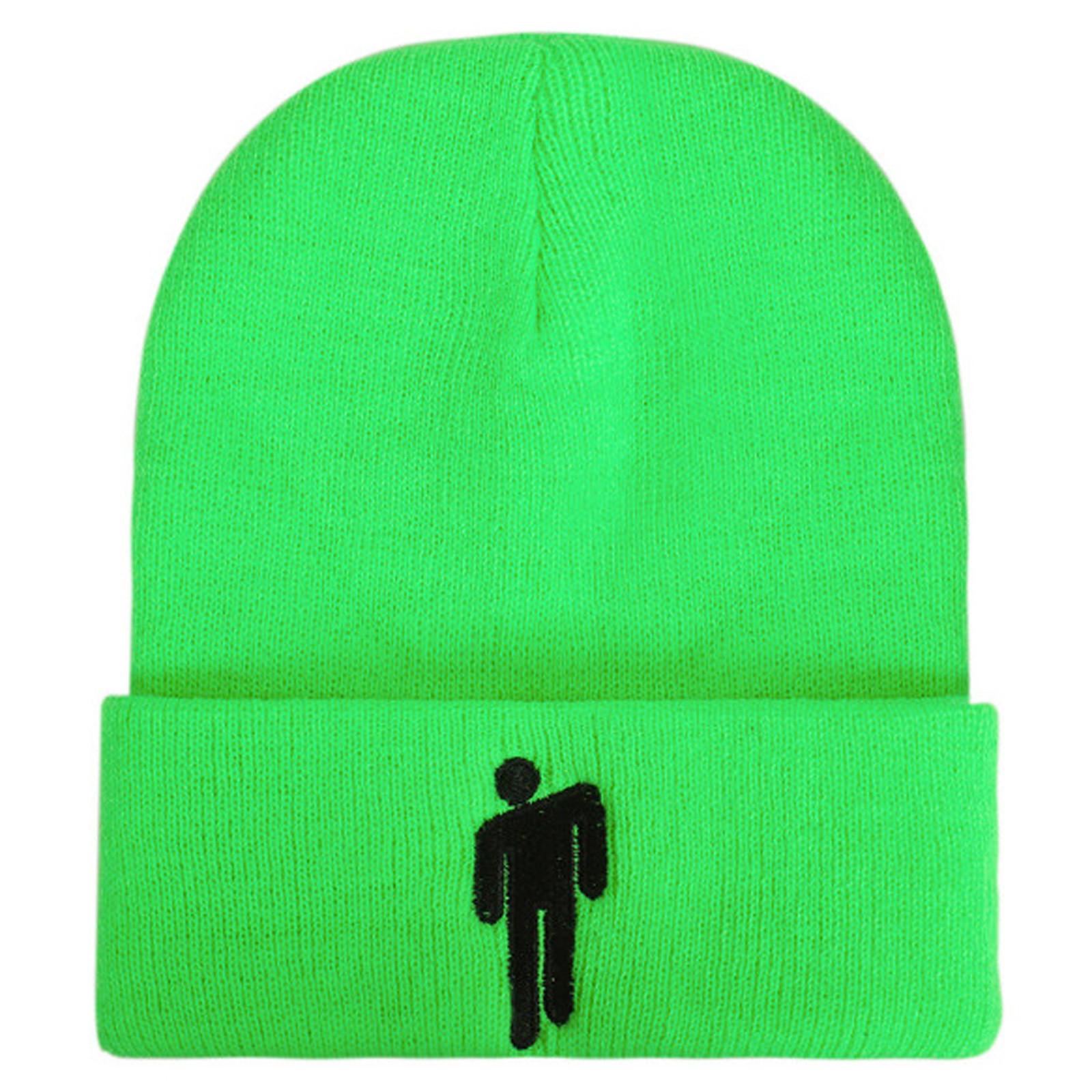 Шапка унисекс в стиле хип-хоп. Теплая зимняя вязаная лыжная шапка с напуском.