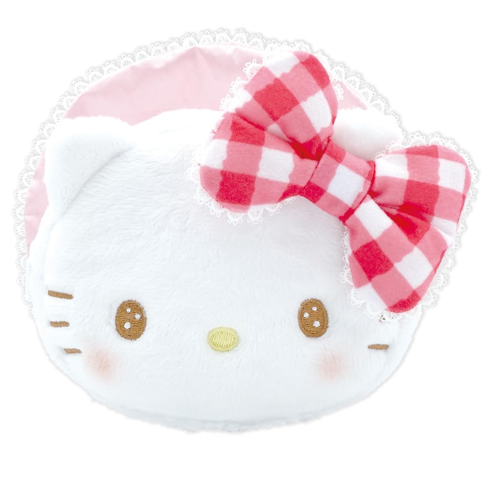 Hello Kitty 50th Anniversary KT50th Plush Face Pouch Dreaming Kitty 8202 837