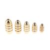 5 pieces/batch Texas 1.8g 3.5g 5g 7g 10g Jig Hooks fishing connectors, brass sinker weight, used for freshwater and saltwater fishing gear