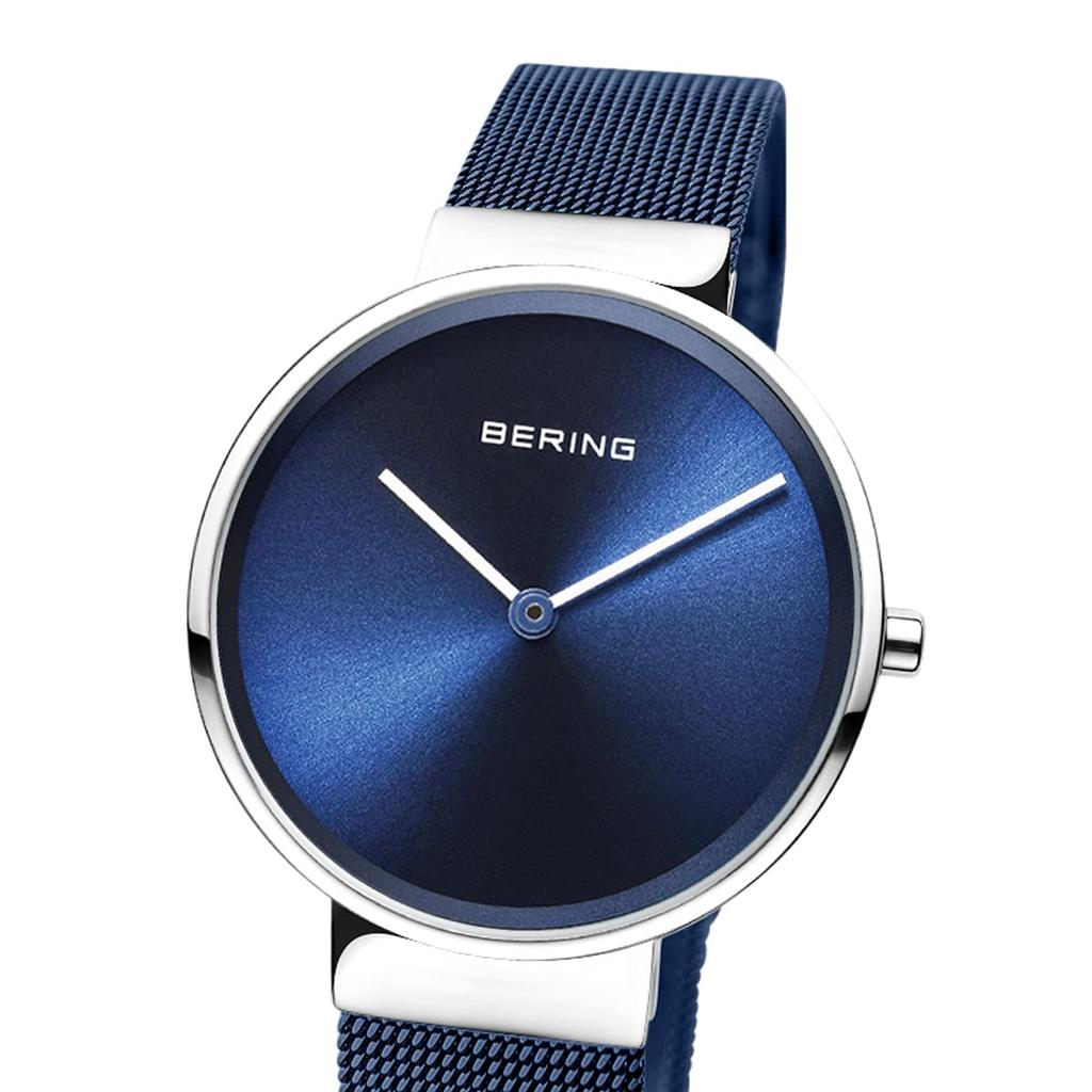 BERING Analog Quartz Classic Collection Watch with Stainless Steel Strap and Sapphire Crystal Officially Sapphire Crystal Is and Women's (14531-307).