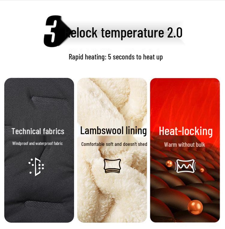 Men's Hooded Winter Jacket - Ultra-Warm Plus Velvet Cotton Outerwear