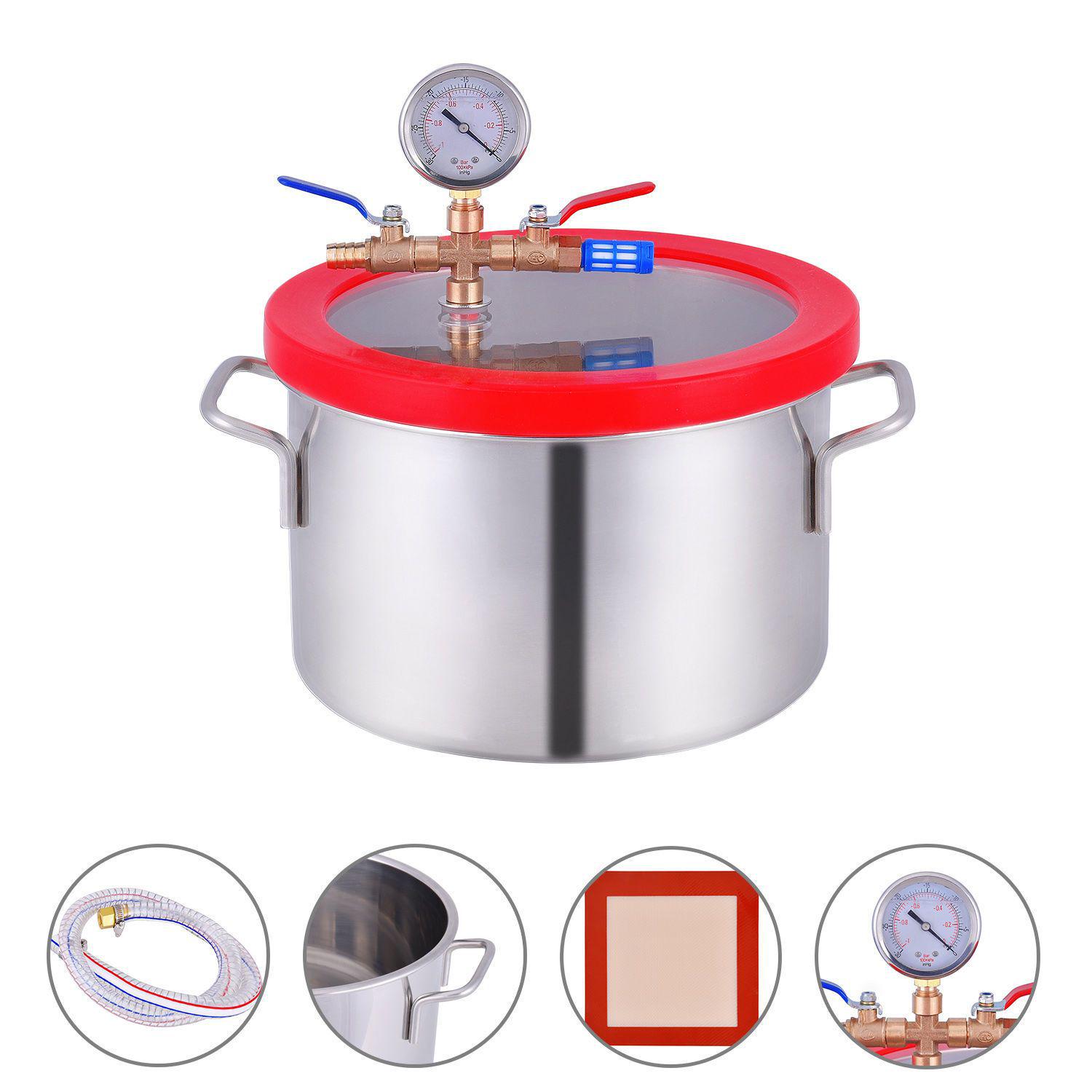 Silicone Resin Vacuum Defoaming Bucket with Pump