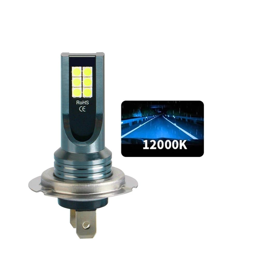 1/2Pcs H4 H7 LED Headlight Bulb H11 H8 H9 H10 H1 H3 Car Fog Light Bulbs 9005 9006 Auto Driving Running Lamps 12000LM 80W 12V