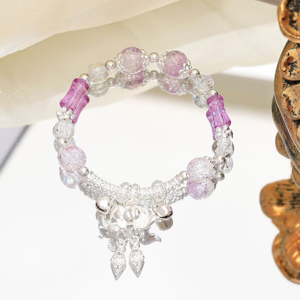 Original Design Dream Bell Bracelet Female Sweet Lotus Niche Versatile Premium Girlfriend Bracelet Direct Sales