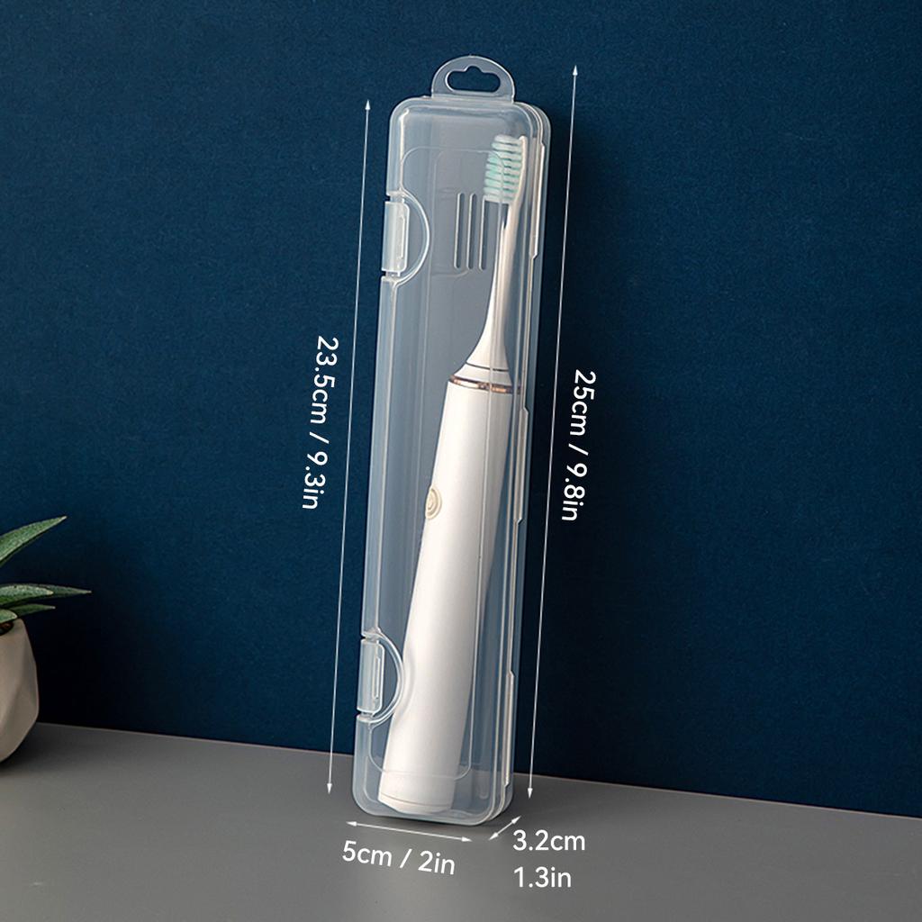 Transparent Toothbrush Storage Box Outdoor Travel Portable Dustproof Plastic Toothbrush Holder Toothpaste Storage And Organizer