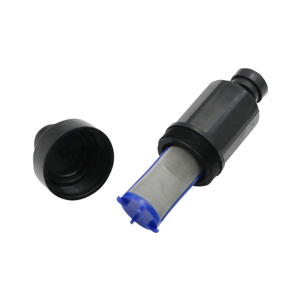 1/4" Garden Micro Water Filter Stainless Steel Mesh 40 Micron Filter 9.52mm Quick Slip Fitting Garden Irrigation Hose Filter