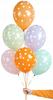 Polka Dot Balloons, Mix, 5 Pcs