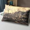 Van Gogh Oil Painting Pillow, Comfortable for Student Dormitory and Home, Single-Sided Customizable Pillow Core and Case