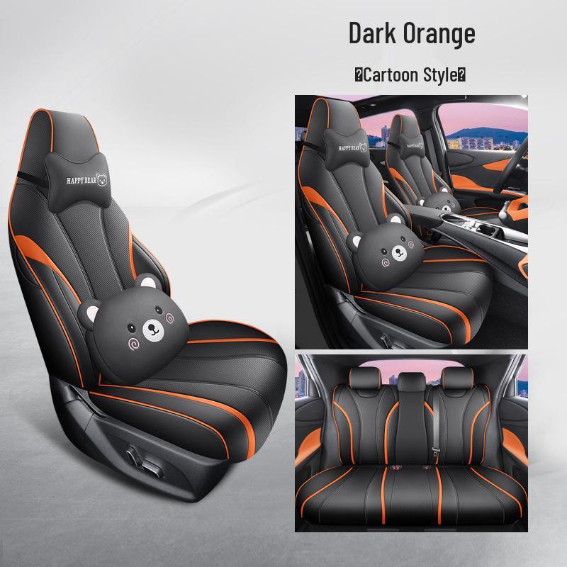 BYD Dolphin Leather Car Seat Cushion - All-Season, Universal Fit