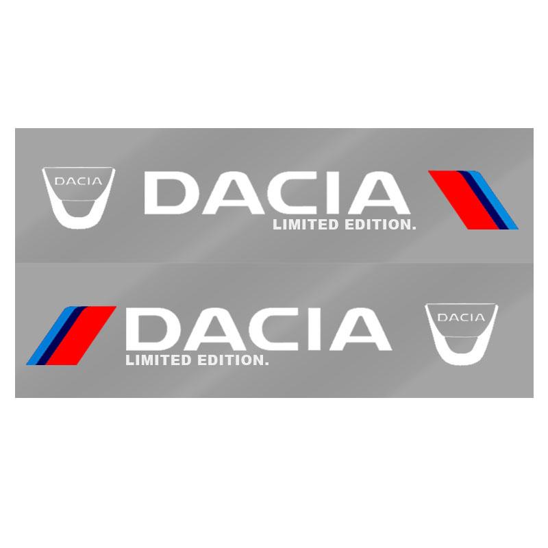 2 Stück Auto 3D Aufkleber Auto Seite Karosserie Sport Aufkleber Abziehbilder Autozubehör Für Renault Dacia Megane 2 3 Duster Logan Clio 4 Scenic 2 Captur