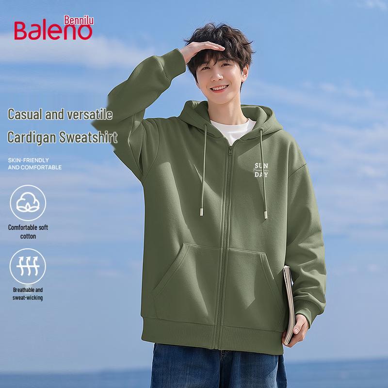 Baleno Men's Hooded Sweatshirt Jacket