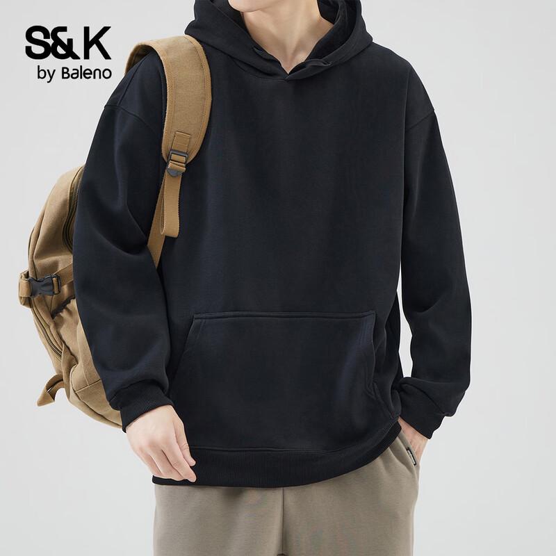 Baleno S&K Men's American Style Hooded Sweatshirt