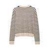 2025 Spring Women's Soft Striped Knit Cardigan Sweater