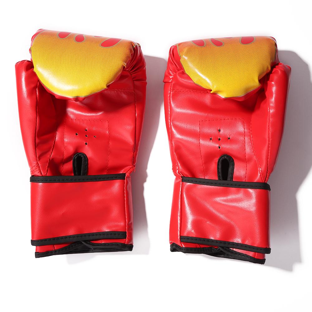 PU Kickboxing Protective Gloves Wearable Hand Protective Gloves Tear Resistant Training Sparring Gloves for Sports Supplies