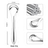 Stainless Steel Tongue Scraper Set - Large Double-Layer Design for Oral Cleaning and Fresh Breath