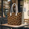 Leopard Print Tote Bag Stylish Casual Shoulder Bag for Daily Use