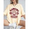 Printed Cotton T-shirt for Women's Summer Short Sleeved Top, Round Neck Oversized T-shirt for Casual Women's Wear, Versatile and Trendy Style